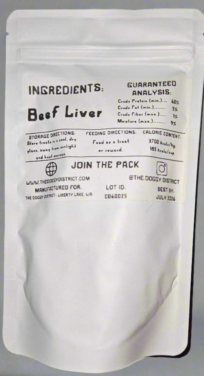 Cattle Crunchers Beef Liver Dog Treats