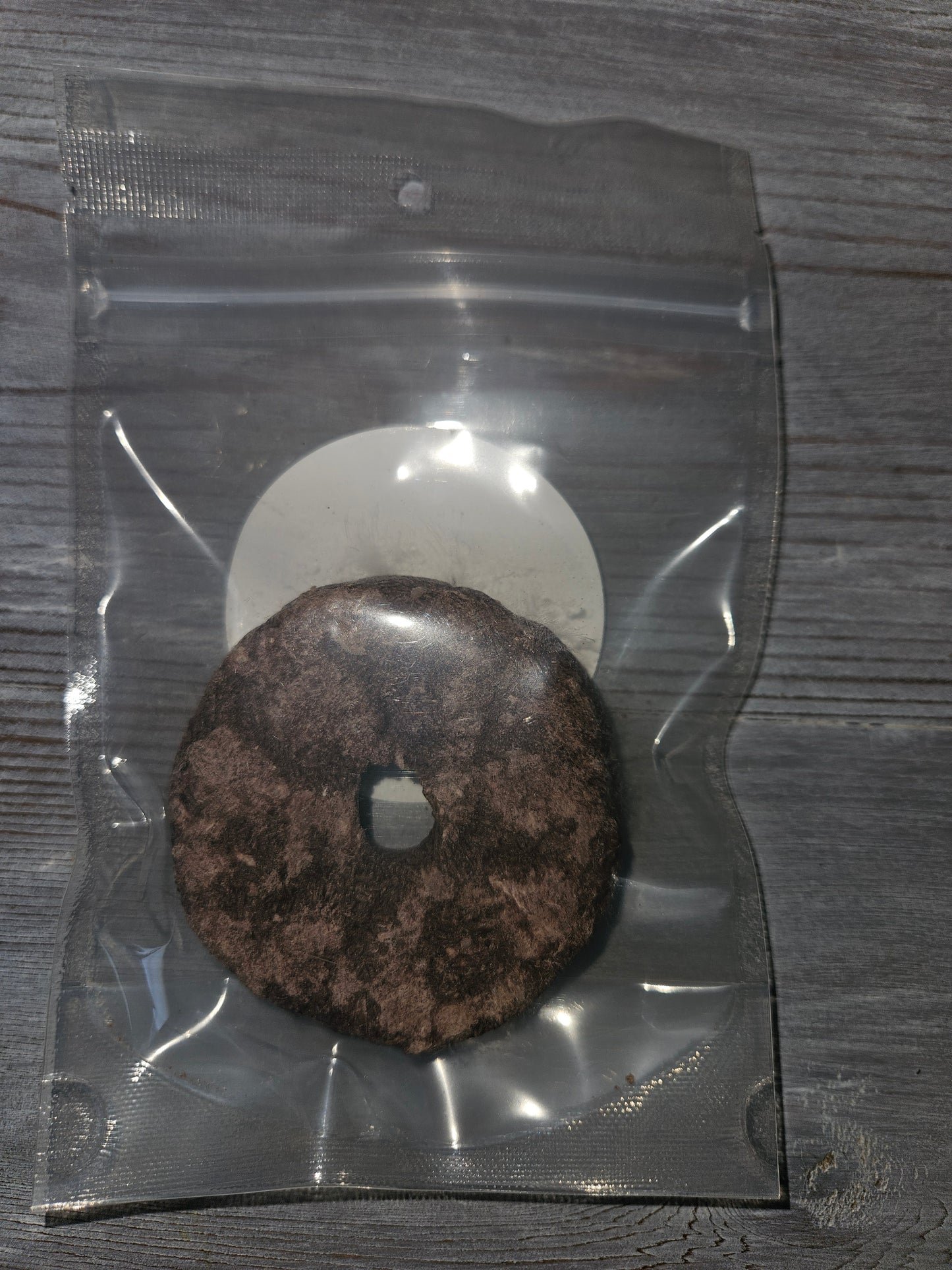 Donut - freeze dried venison and purple sweet potato
