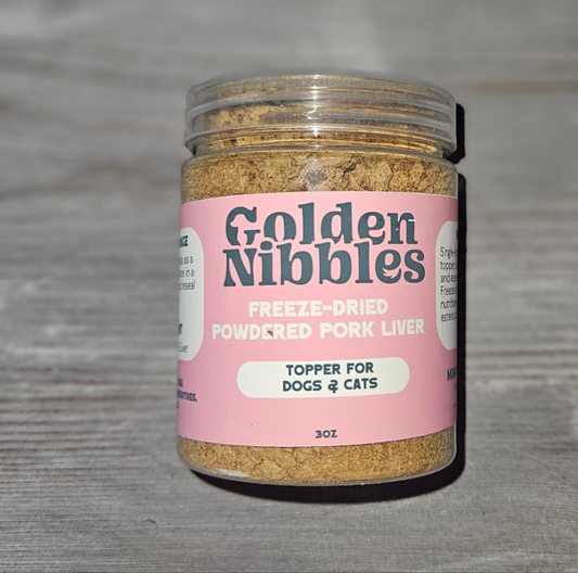 Pork Liver Powder Topper - Freeze-Dried for Dogs & Cats