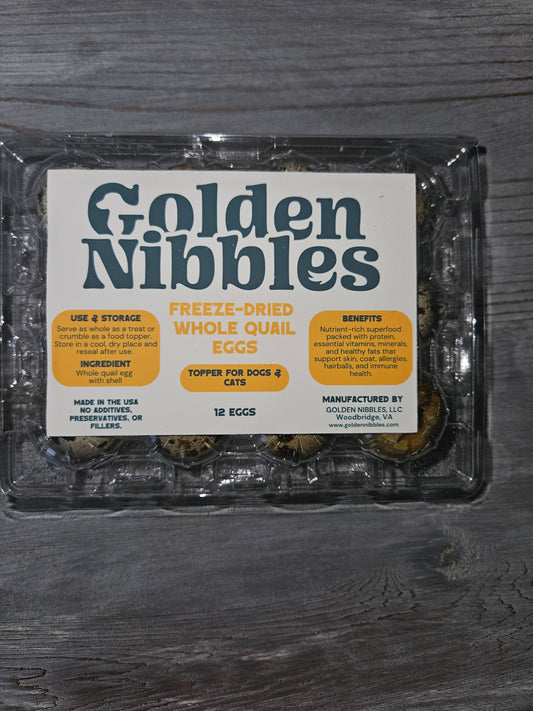 Quail Eggs - Dozen Freeze Dried